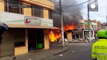 Video: plane crashes into Bogota bakery killing 5 people