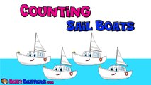 Counting Sailboats | Kids Educational Video, Teach Children Counting, 123s