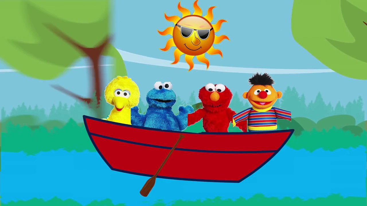 SESAME STREET Row Row Row Your Boat Song [Nursery Rhyme] Toy PARODY