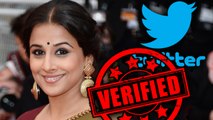 Vidya Balan's TWITTER Account Got VERIFIED After 6 Years