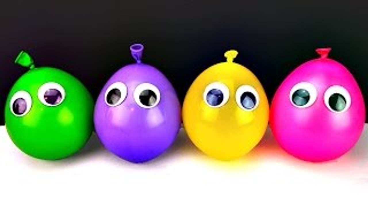 Balloon Surprise Eggs! Shopkins Cars 2 Hulk Spongebob Hello Kitty by StrawberryJamToys