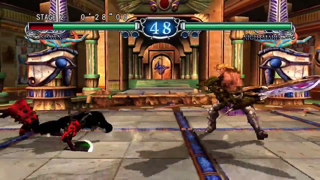Soulcalibur Fight / Soulcalibur Bellator - Arcade Mode featuring Spawn (SC2 HD Online)