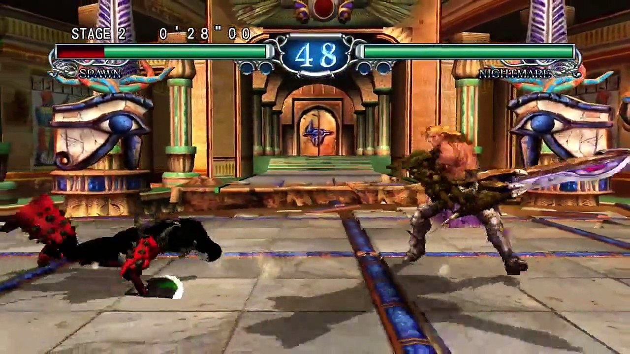 Soulcalibur Fight / Soulcalibur Bellator - Arcade Mode featuring Spawn (SC2 HD Online)