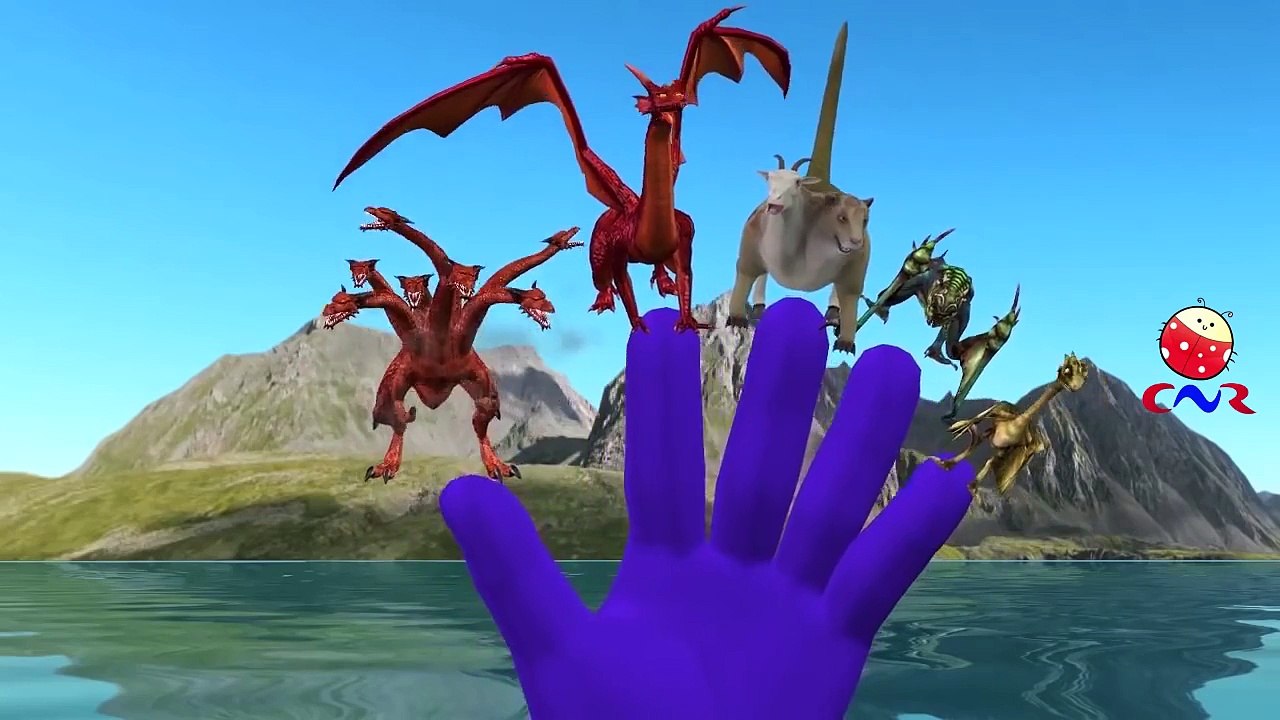 Finger Family Nursery Rhymes Dragons | Dinosaurs Cartoons Finger Family ...