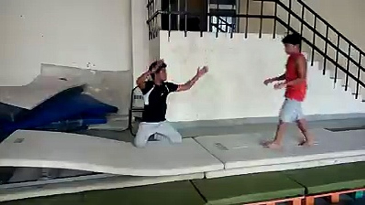 My First Back handspring Gymnastic