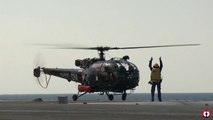 French Marine Air Force filmed Jets operations on Aircraft Carrier