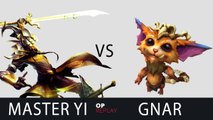 [Highlights] Master Yi vs Gnar - SKT T1 Faker vs IM Lilac, KR LOL SoloQ