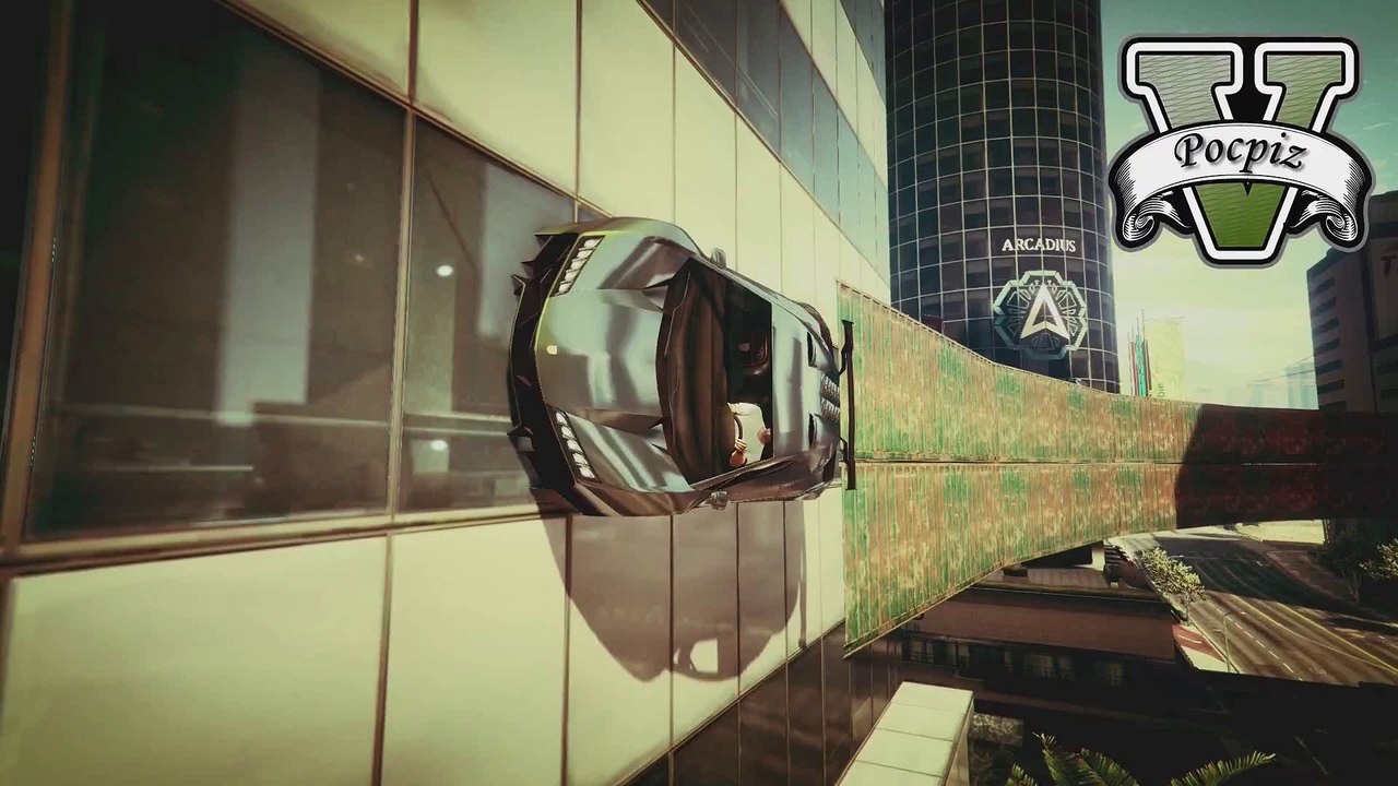 GTA V Course custom en mode Trackmania