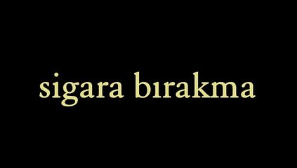 sigarayı 5 adımda bırak
