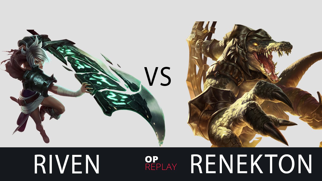 [Highlights] Riven vs Renekton - SKT T1 Faker EUW LOL SoloQ