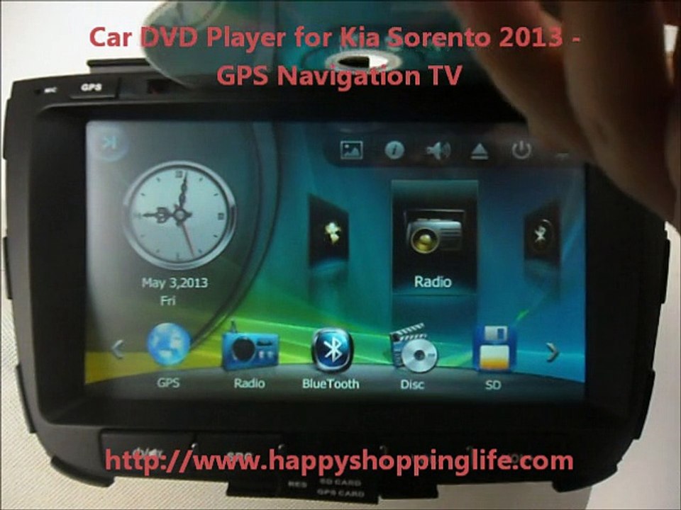 Auto DVD system for Kia Sorento 2013 Car GPS Navigation Radio Stereo Bluetooth TV