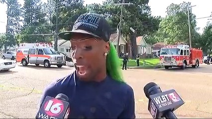 Green-haired witness gives perfect description of a police chase and accident