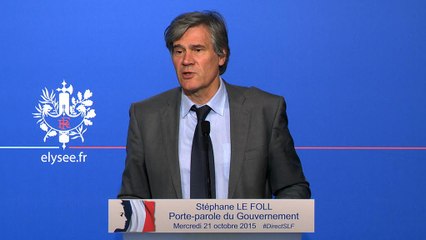 Point de presse de Stéphane Le Foll, le 21 octobre 2015