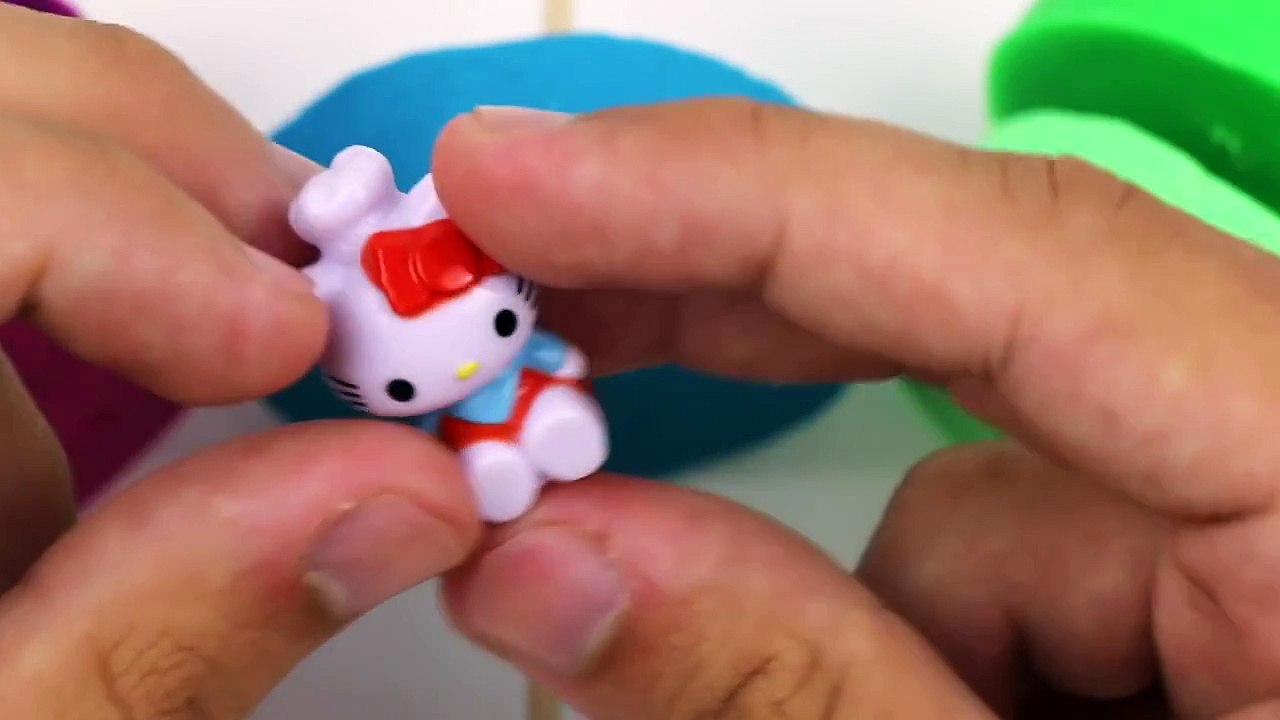 Play Doh Surprise Eggs Angry Birds Peppa Pig Disney Frozen Pixar Cars