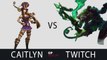 Caitlyn vs Twitch - EDG Deft vs Najin Ohq, KR LOL Challenger 870LP