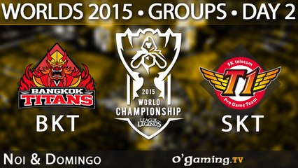 Bangkok Titans vs SKT T1 - World Championship 2015 - Phase de groupes - 02 10 15 Game 3