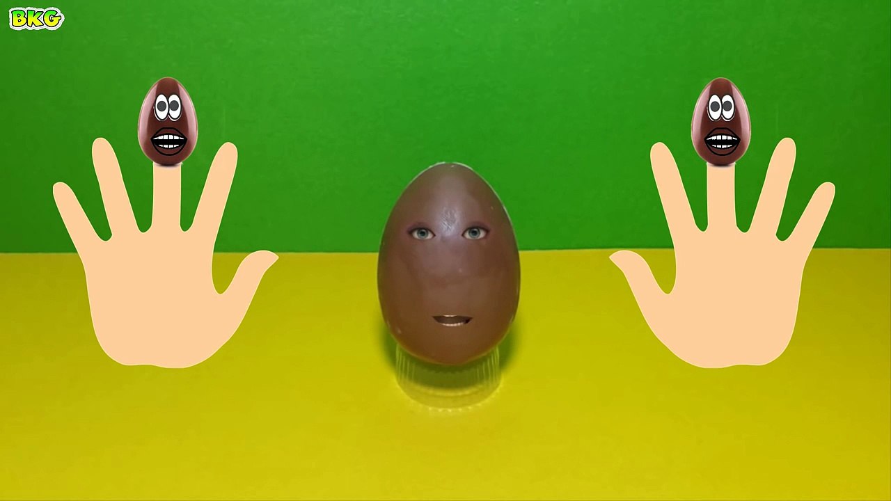 Talking Surprise Egg Sings Finger Family Song Kinder Surprise Nursery Rhymes #2 Best Kid G