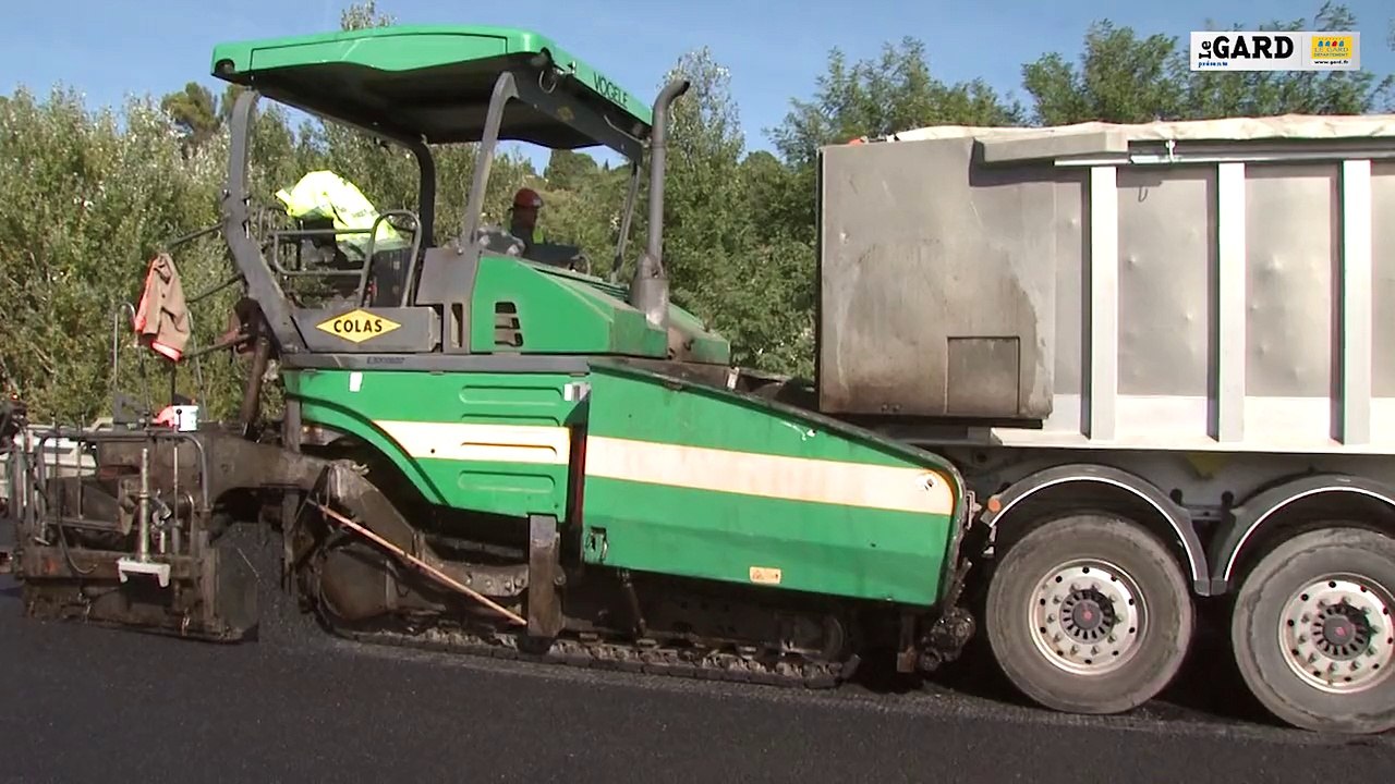 Les Avancées du chantier  de la RD 6100 entre Les Angles et Avignon