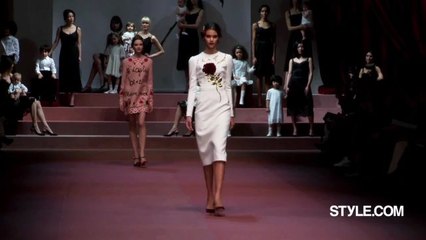 Style.com Fashion Shows - Dolce & Gabbana Fall 2015 Ready-to-Wear