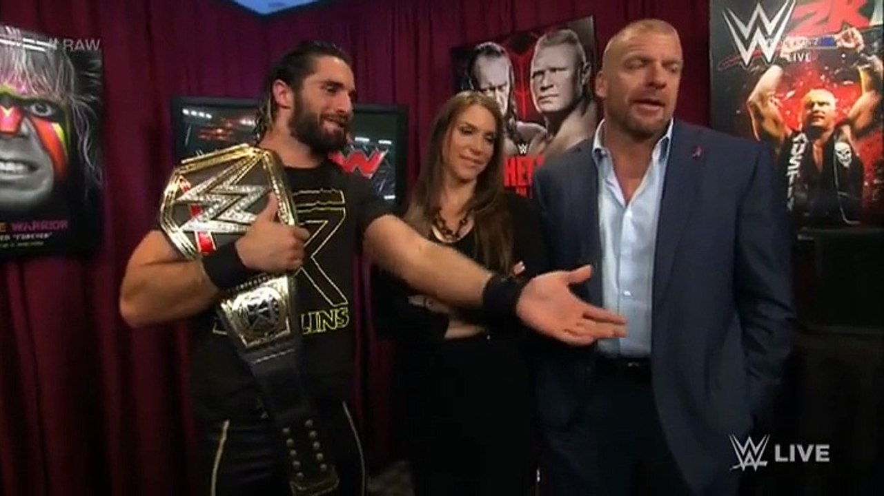 [Seth Rollins/Tyler Black Fan Page] Cегмент за кулисами от 19.10.15