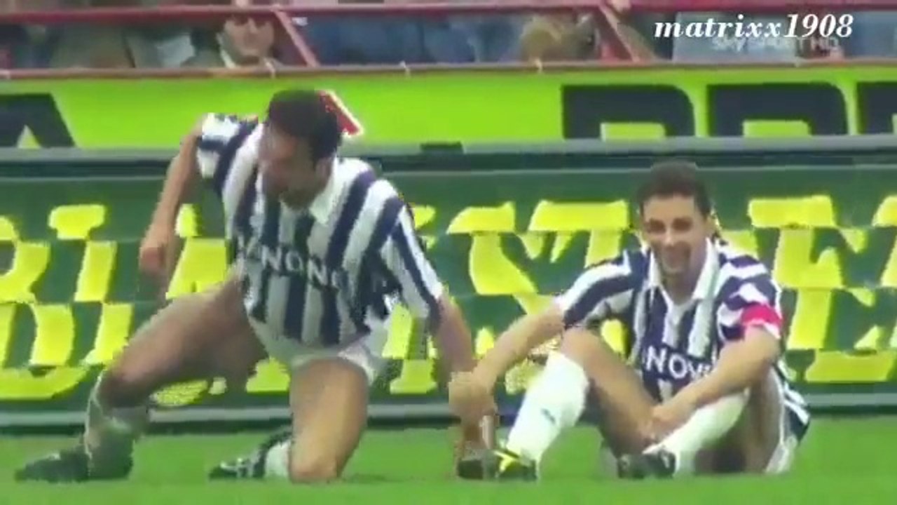 Andy Moeller & Roberto Baggio finish Milan `s two & a half year unbeaten run at San Siro