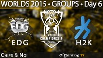 Edward Gaming vs H2k Gaming - World Championship 2015 - Phase de groupes - 09/10/15 Game 5