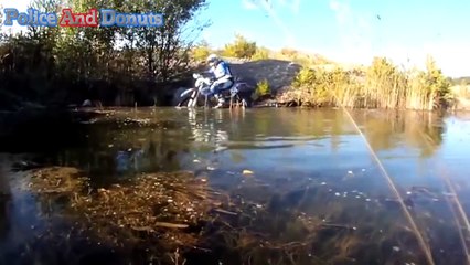 Download Video: Motocross enduro dirt bike water fails crash compilation 2015