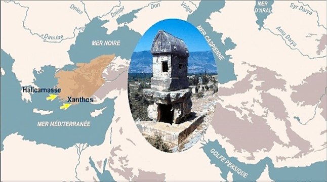 Le Moyen-Orient vers 550