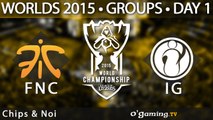 Fnatic vs Invictus Gaming - World Championship 2015 - Phase de groupes - 01/10/15 Game 1