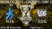 H2k Gaming vs Edward Gaming - World Championship 2015 - Phase de groupes - 02/10/15  Game 4