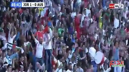 اهداف مباراة الاردن واستراليا 2-0 تعليق عامر عبدالله