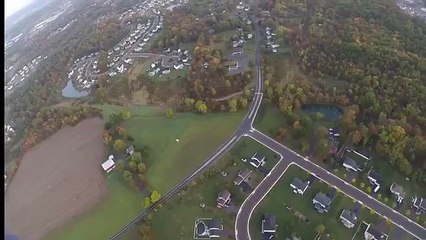 Accident - un parachutiste percute des lignes électriques