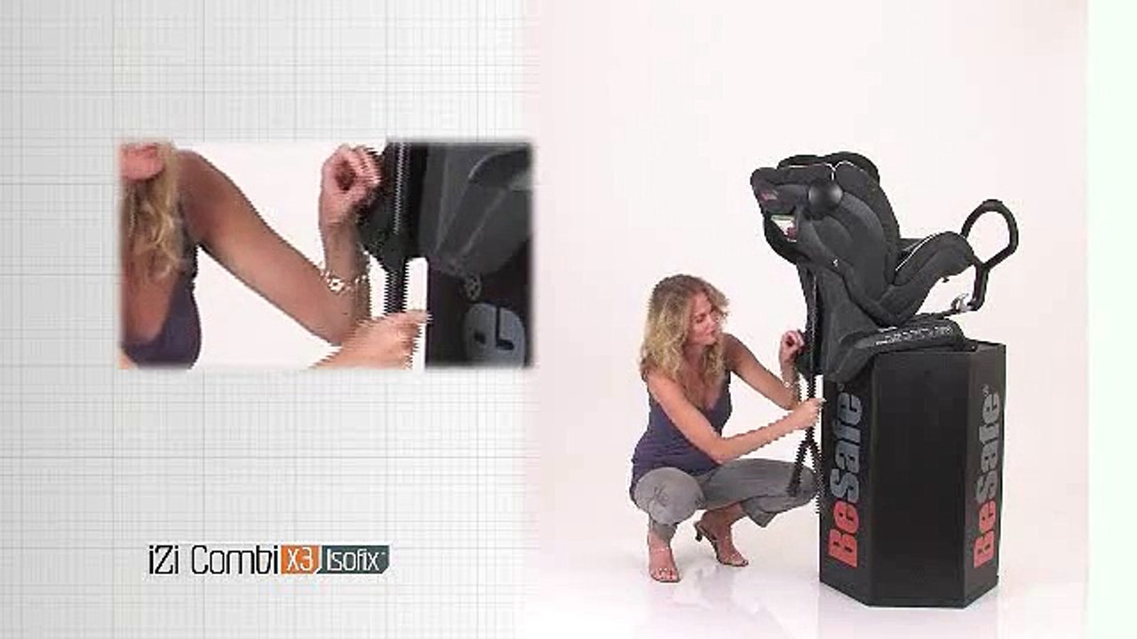 Comment installer le Siège auto iZi Combi X3 Isofix groupe 0+ et 1 de BeSafe