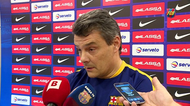 FCB Lassa (Balonmano): Xavi Pascual valora la previa del Puente Genil - Barça Lassa [ESP]