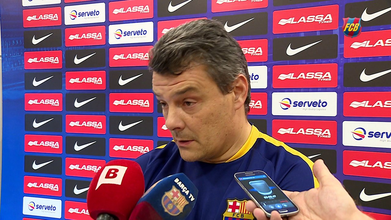FCB Lassa (Balonmano): Xavi Pascual valora la previa del Puente Genil - Barça Lassa [ESP]