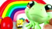 Rainbow Surprise Eggs Play-Doh Spiderman Hello Kitty Spongebob Thomas Tank Engine LPS Toys FluffyJet [Full Episode]