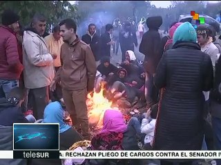 Serbia: miles de refugiados sirios arriban a la frontera con Croacia