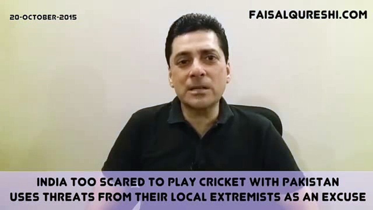 india is too scared to play with pakistan