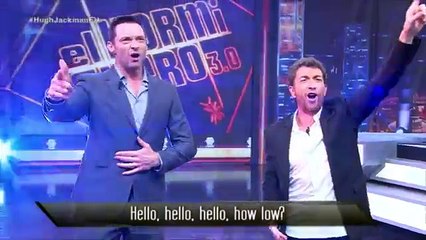 El público recibe a Hugh Jackman cantando por Nirvana - El Hormiguero 3.0
