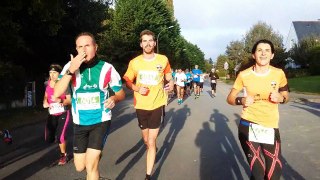 Duo de l'Hermine au marathon de Vannes 2015 avec MARIO ET SON PETIT VELO ( reportage