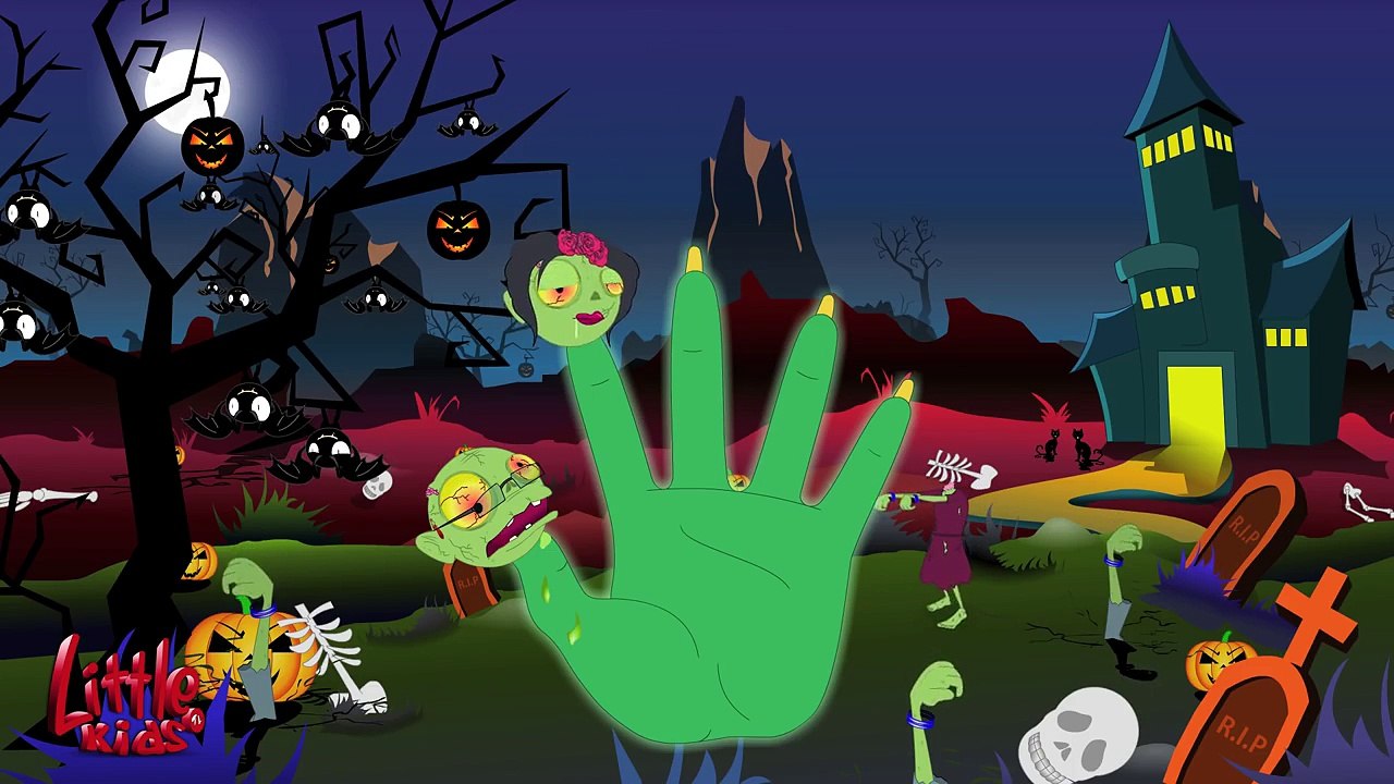 Finger Family | Zombie Family | Halloween Songs for Kids