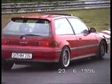 Como eram os track days em Nürburgring  na década de 90?