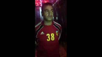 O amigo özür diledi