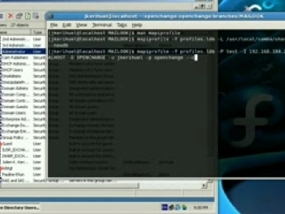 Mapiprofile screencast