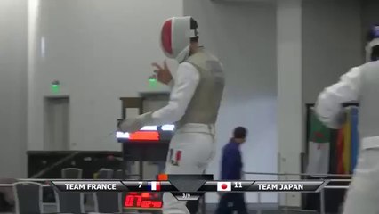 CdM fleuret hommes San Jose 2015 : Finale France vs Japon