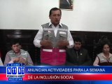N11 ANUNCIAN ACTIVIDADES PARA EL DESARROLLO DE LA SEMANA DE LA INCLUSION SOCIAL