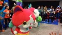 NYCC 2015 Yo kai Watch Jibanyan and Komasan Yo kai Exercise