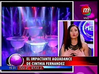 El aquadance arrancó con todo. Reviví la puesta de Cinthia Fernández y Gabo