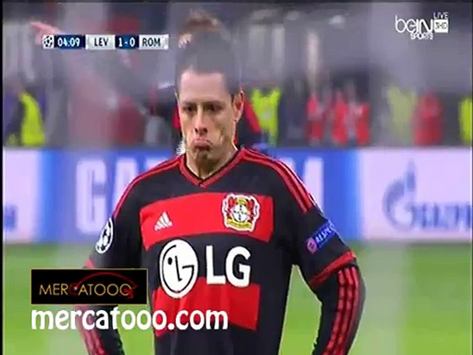 هدف باير ليفركوزن الاول في روما