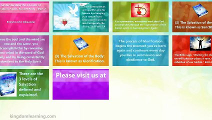 Understanding the 3 Levels of Salvation: Spirit, Soul & Body - Part 2